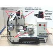 Router 4 ejes CNC XR-1000 Pro, CPU, VCarvePro 7.5 y más...